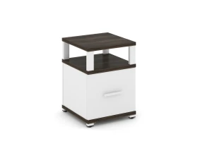 Тумба приставная 1 распаш. фасад с надставкой CN.TUP-005 W 420x420x583 Концепт / Concept images