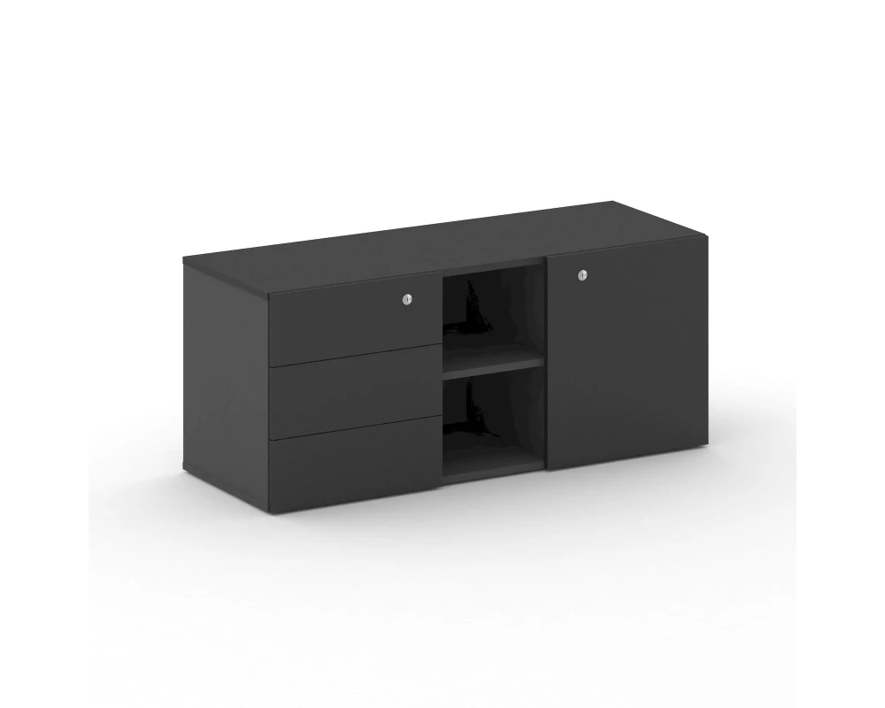 Греденция (открывание за бок фасада) CRU.GR-1 Ультраматт Кросс / Cross