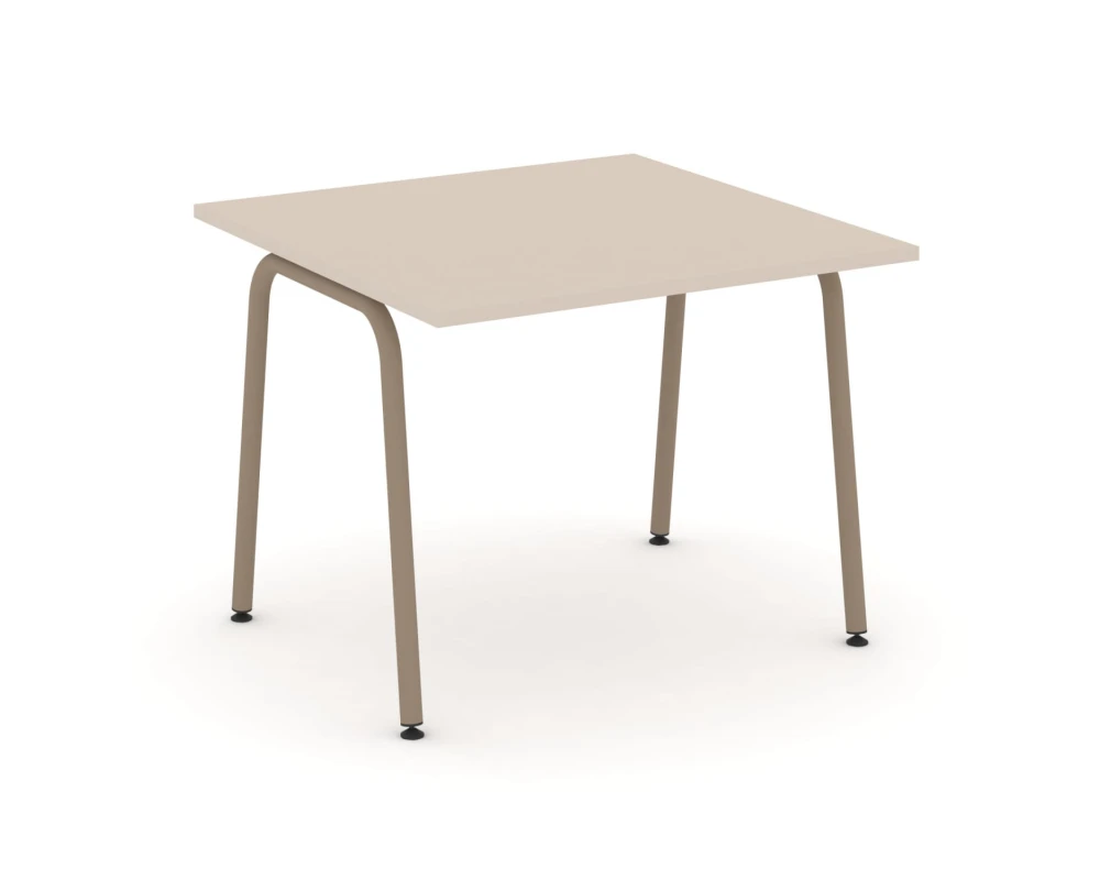 Стол переговорный на круглой трубе 98x98x75 Эстетика / Estetica