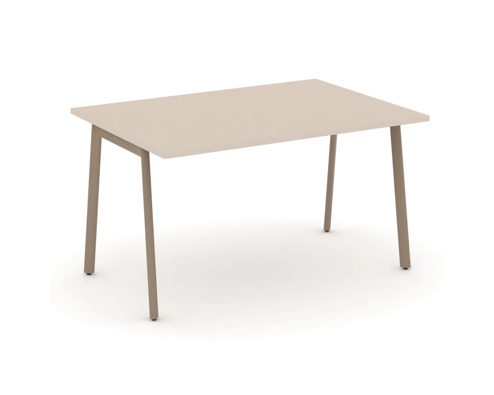 Стол переговорный на плоскоовальной трубе 138x98x75 Эстетика / Estetica