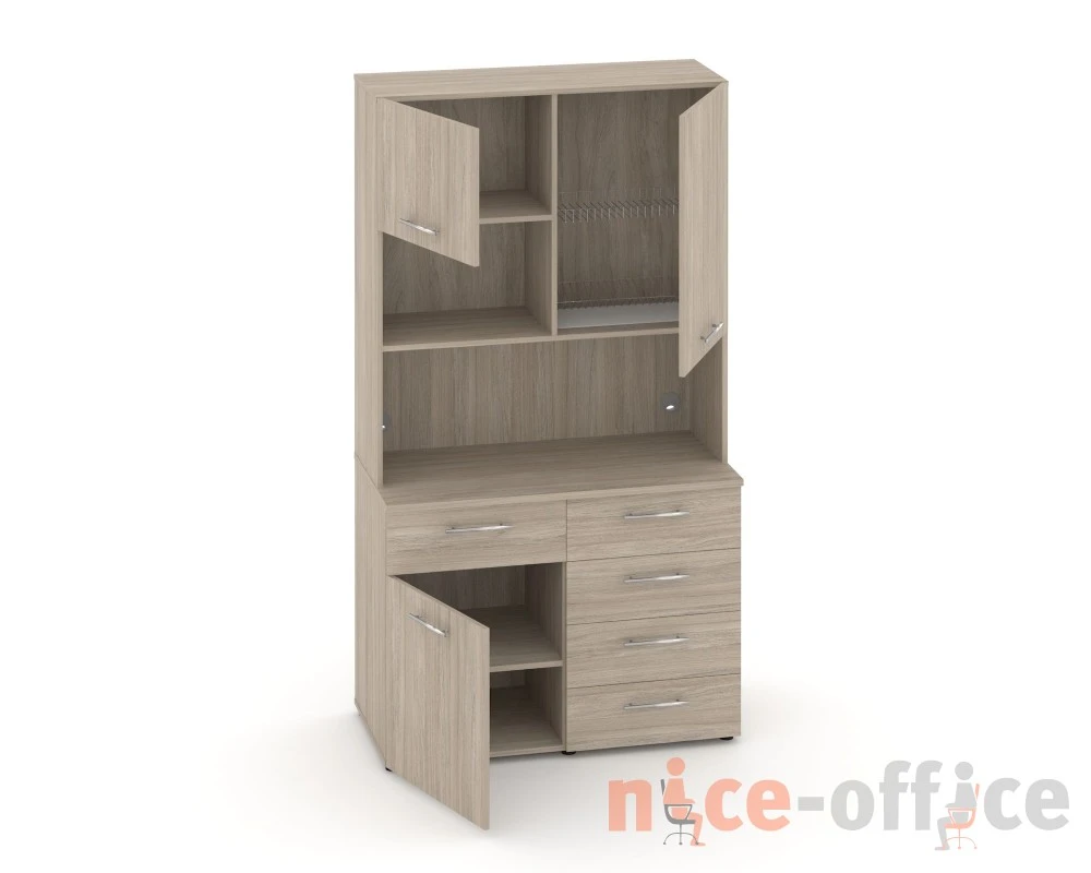 Комплект мини-кухни №10 120x60x217,8 Фит / Fit