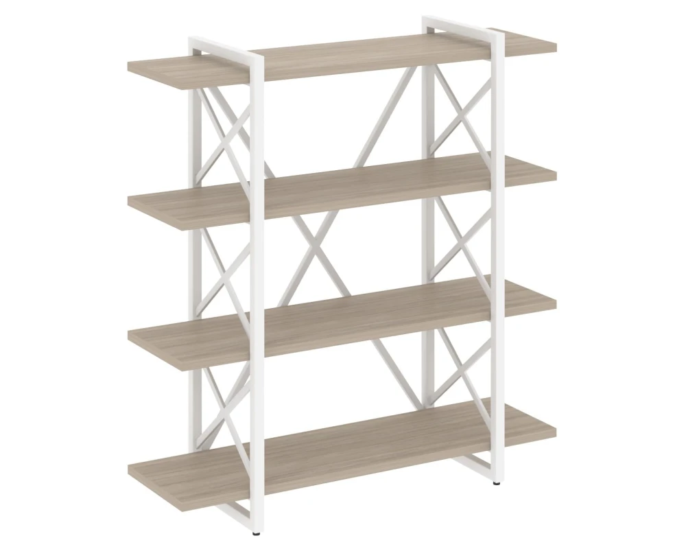 Стеллаж на регулируемых опорах - 4 полки 1200х400х1280 Лофт / Loft