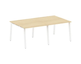 Переговорный стол (2 столешницы) на А-образном м/к 200x123,5x75 Метал Систем / Metal System images