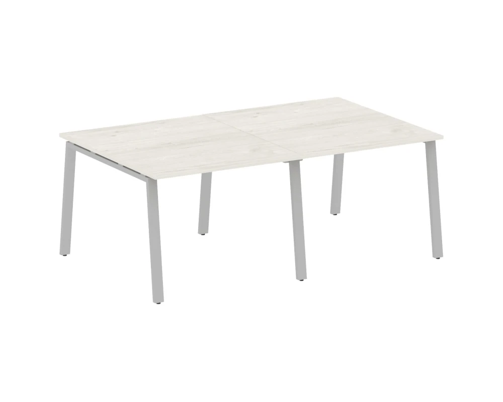 Переговорный стол (2 столешницы) на А-образном м/к 200x123,5x75 Метал Систем / Metal System