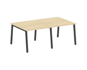 Переговорный стол (2 столешницы) на А-образном м/к 200x123,5x75 Метал Систем / Metal System images
