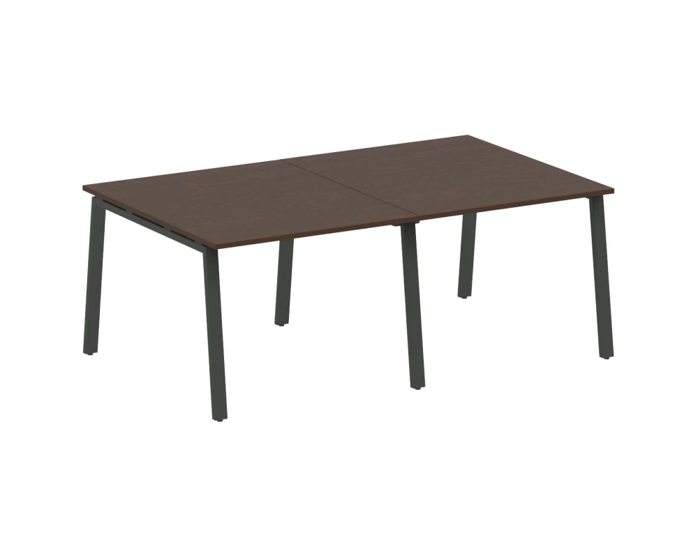 Переговорный стол (2 столешницы) на А-образном м/к 200x123,5x75 Метал Систем / Metal System