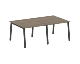 Переговорный стол (2 столешницы) на А-образном м/к 200x123,5x75 Метал Систем / Metal System images