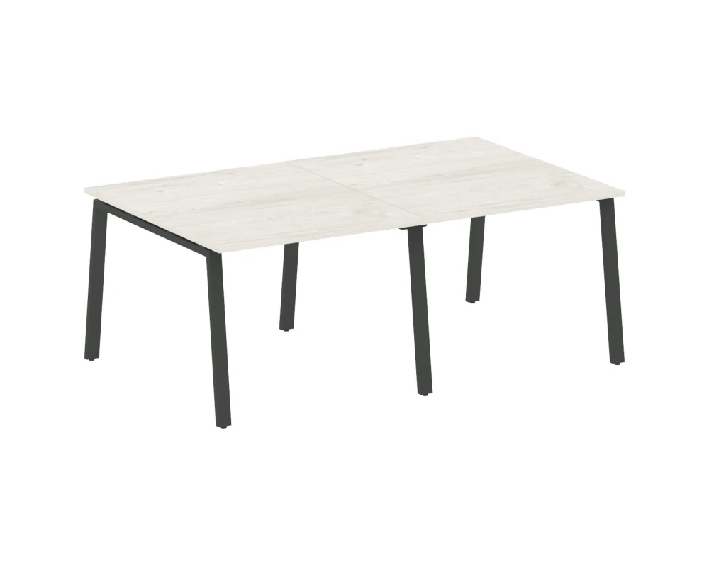 Переговорный стол (2 столешницы) на А-образном м/к 200x123,5x75 Метал Систем / Metal System