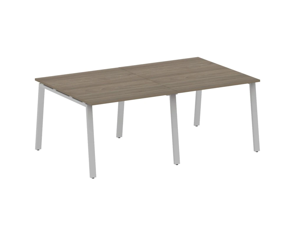 Переговорный стол (2 столешницы) на А-образном м/к 200x123,5x75 Метал Систем / Metal System