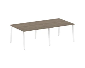 Переговорный стол (2 столешницы) на А-образном м/к 240x123,5x75 Метал Систем / Metal System images