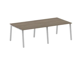 Переговорный стол (2 столешницы) на А-образном м/к 240x123,5x75 Метал Систем / Metal System images