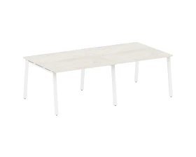 Переговорный стол (2 столешницы) на А-образном м/к 240x123,5x75 Метал Систем / Metal System images