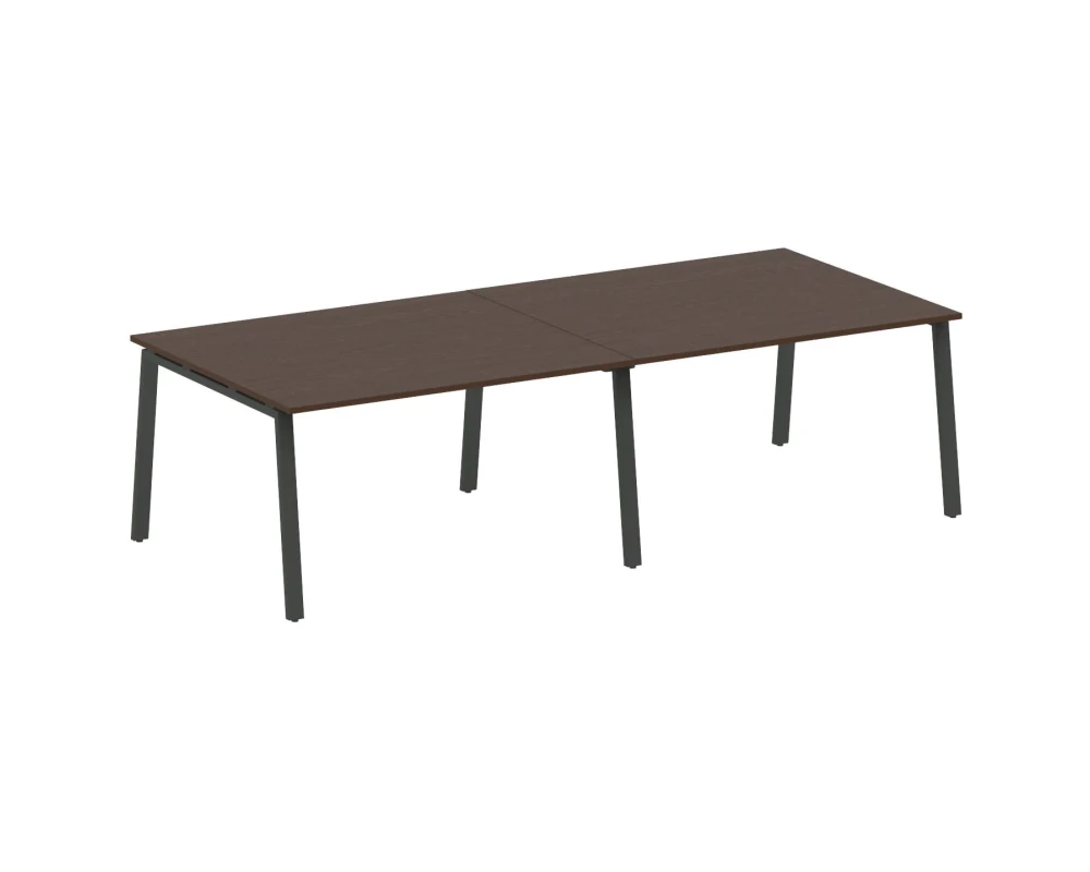 Переговорный стол (2 столешницы) на А-образном м/к 280x123,5x75 Метал Систем / Metal System