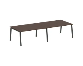 Переговорный стол (2 столешницы) на А-образном м/к 320x123,5x75 Метал Систем / Metal System images