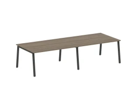Переговорный стол (2 столешницы) на А-образном м/к 320x123,5x75 Метал Систем / Metal System images