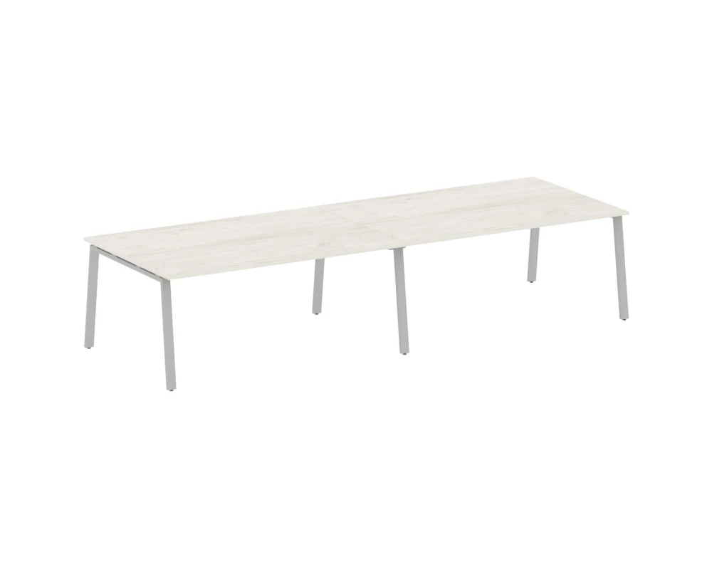 Переговорный стол (2 столешницы) на А-образном м/к 360x123,5x75 Метал Систем / Metal System