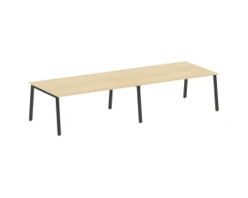 Переговорный стол (2 столешницы) на А-образном м/к 360x123,5x75 Метал Систем / Metal System images