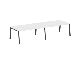 Переговорный стол (2 столешницы) на А-образном м/к 360x123,5x75 Метал Систем / Metal System images