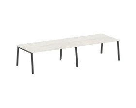 Переговорный стол (2 столешницы) на А-образном м/к 360x123,5x75 Метал Систем / Metal System images