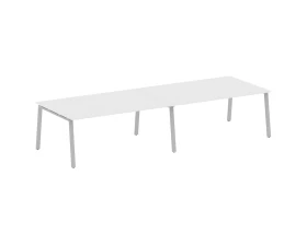 Переговорный стол (2 столешницы) на А-образном м/к 360x123,5x75 Метал Систем / Metal System images