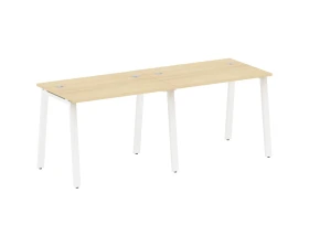 Рабочая станция на 2 раб.места на А-образном м/к 200x72x75 Метал Систем / Metal System images