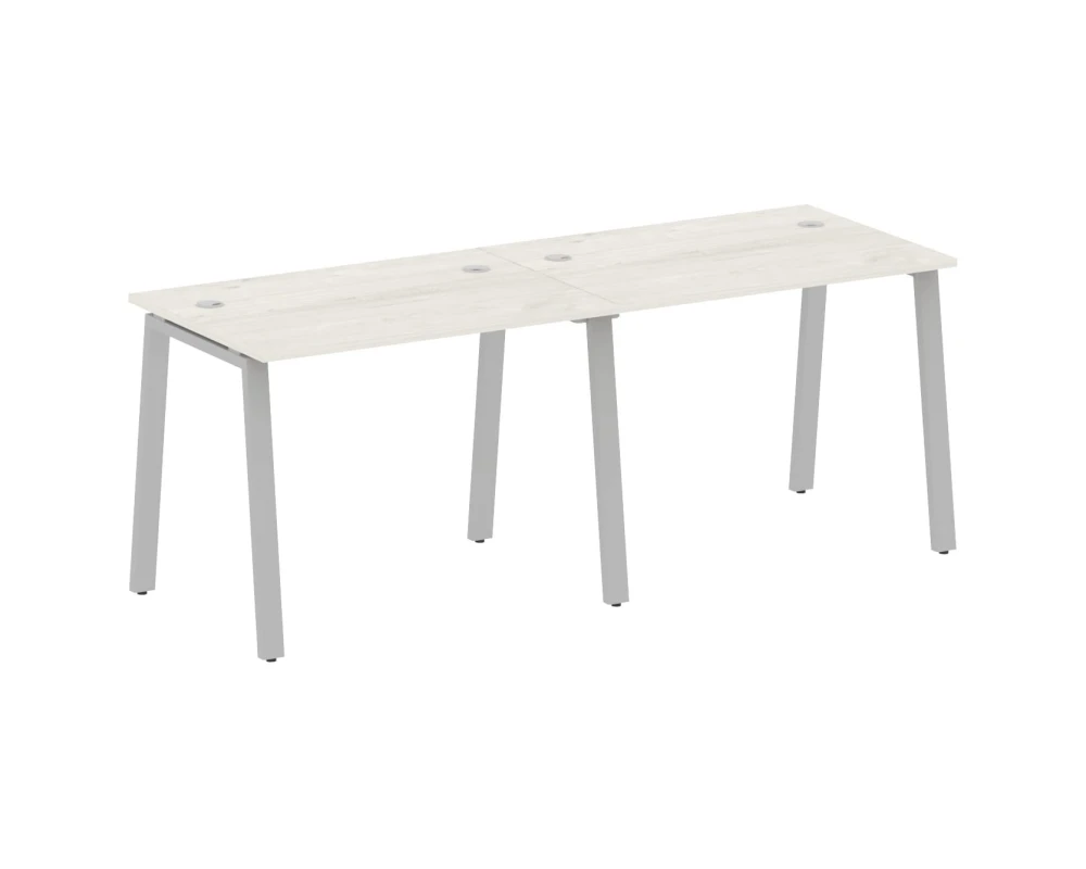 Рабочая станция на 2 раб.места на А-образном м/к 200x72x75 Метал Систем / Metal System