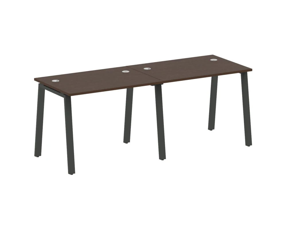 Рабочая станция на 2 раб.места на А-образном м/к 200x72x75 Метал Систем / Metal System