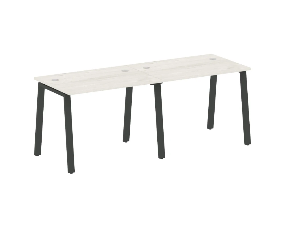 Рабочая станция на 2 раб.места на А-образном м/к 200x72x75 Метал Систем / Metal System