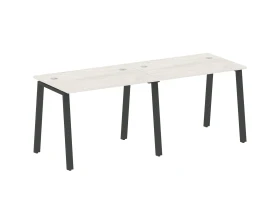 Рабочая станция на 2 раб.места на А-образном м/к 200x72x75 Метал Систем / Metal System images