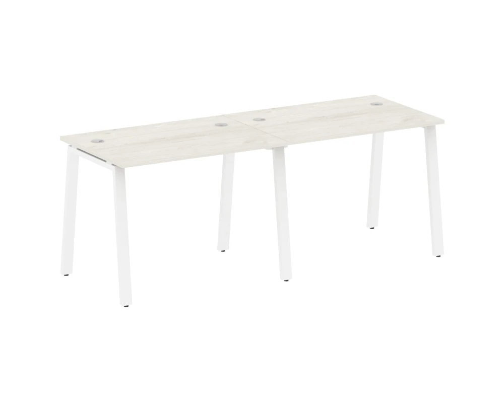 Рабочая станция на 2 раб.места на А-образном м/к 200x72x75 Метал Систем / Metal System