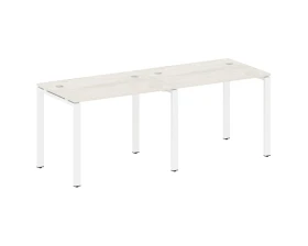 Рабочая станция на 2 раб.места на П-образном м/к 200x72x75 Метал Систем / Metal System images