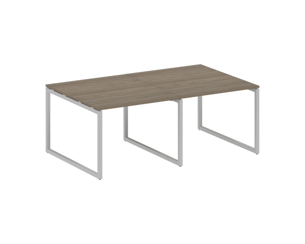Перег. стол (2 столешницы) на О-образном м/к 2000x1235x750 Метал Систем Куатро 4х4 / Metal System Quattro 4x4