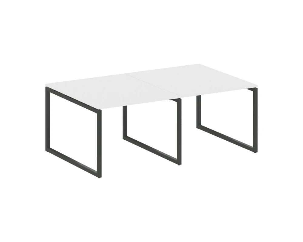 Перег. стол (2 столешницы) на О-образном м/к 2000x1235x750 Метал Систем Куатро 4х4 / Metal System Quattro 4x4
