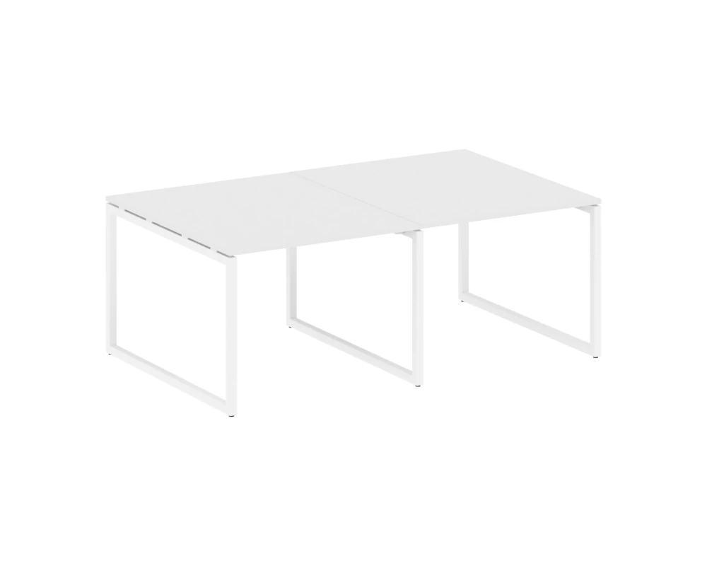 Перег. стол (2 столешницы) на О-образном м/к 2000x1235x750 Метал Систем Куатро 4х4 / Metal System Quattro 4x4