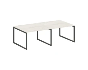 Перег. стол (2 столешницы) на О-образном м/к 2400x1235x750 Метал Систем Куатро 4х4 / Metal System Quattro 4x4 images