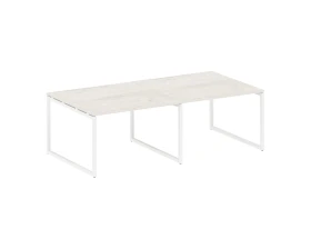 Перег. стол (2 столешницы) на О-образном м/к 2400x1235x750 Метал Систем Куатро 4х4 / Metal System Quattro 4x4 images