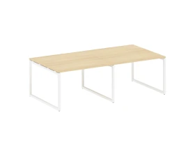 Перег. стол (2 столешницы) на О-образном м/к 2400x1235x750 Метал Систем Куатро 4х4 / Metal System Quattro 4x4 images