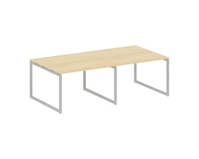 Перег. стол (2 столешницы) на О-образном м/к 2400x1235x750 Метал Систем Куатро 4х4 / Metal System Quattro 4x4 images