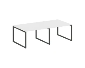 Перег. стол (2 столешницы) на О-образном м/к 2400x1235x750 Метал Систем Куатро 4х4 / Metal System Quattro 4x4 images