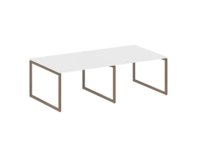 Перег. стол (2 столешницы) на О-образном м/к 2400x1235x750 Метал Систем Куатро 4х4 / Metal System Quattro 4x4 images