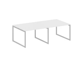 Перег. стол (2 столешницы) на О-образном м/к 2400x1235x750 Метал Систем Куатро 4х4 / Metal System Quattro 4x4 images