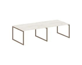 Перег. стол (2 столешницы) на О-образном м/к 2800x1235x750 Метал Систем Куатро 4х4 / Metal System Quattro 4x4 images