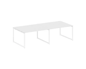 Перег. стол (2 столешницы) на О-образном м/к 2800x1235x750 Метал Систем Куатро 4х4 / Metal System Quattro 4x4 images