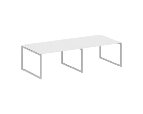 Перег. стол (2 столешницы) на О-образном м/к 2800x1235x750 Метал Систем Куатро 4х4 / Metal System Quattro 4x4 images