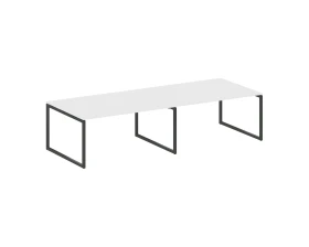 Перег. стол (2 столешницы) на О-образном м/к 3200x1235x750 Метал Систем Куатро 4х4 / Metal System Quattro 4x4 images