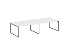 Перег. стол (2 столешницы) на О-образном м/к 3200x1235x750 Метал Систем Куатро 4х4 / Metal System Quattro 4x4 images