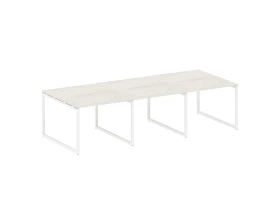 Перег. стол (3 столешницы) на О-оразном м/к 3000x1235x750 Метал Систем Куатро 4х4 / Metal System Quattro 4x4 images