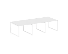 Перег. стол (3 столешницы) на О-оразном м/к 3000x1235x750 Метал Систем Куатро 4х4 / Metal System Quattro 4x4 images