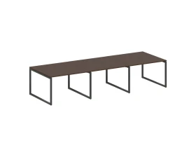 Перег. стол (3 столешницы) на О-оразном м/к 3600x1235x750 Метал Систем Куатро 4х4 / Metal System Quattro 4x4 images