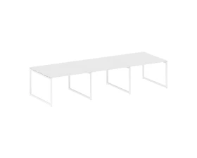 Перег. стол (3 столешницы) на О-оразном м/к 3600x1235x750 Метал Систем Куатро 4х4 / Metal System Quattro 4x4 images